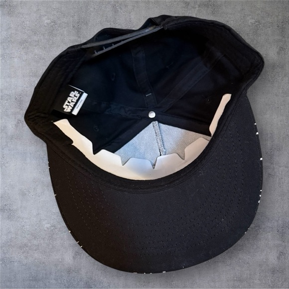 Star Wars Logo Kids Official Snapback Hat Black - Flat Brim - NWT - Picture 3 of 4